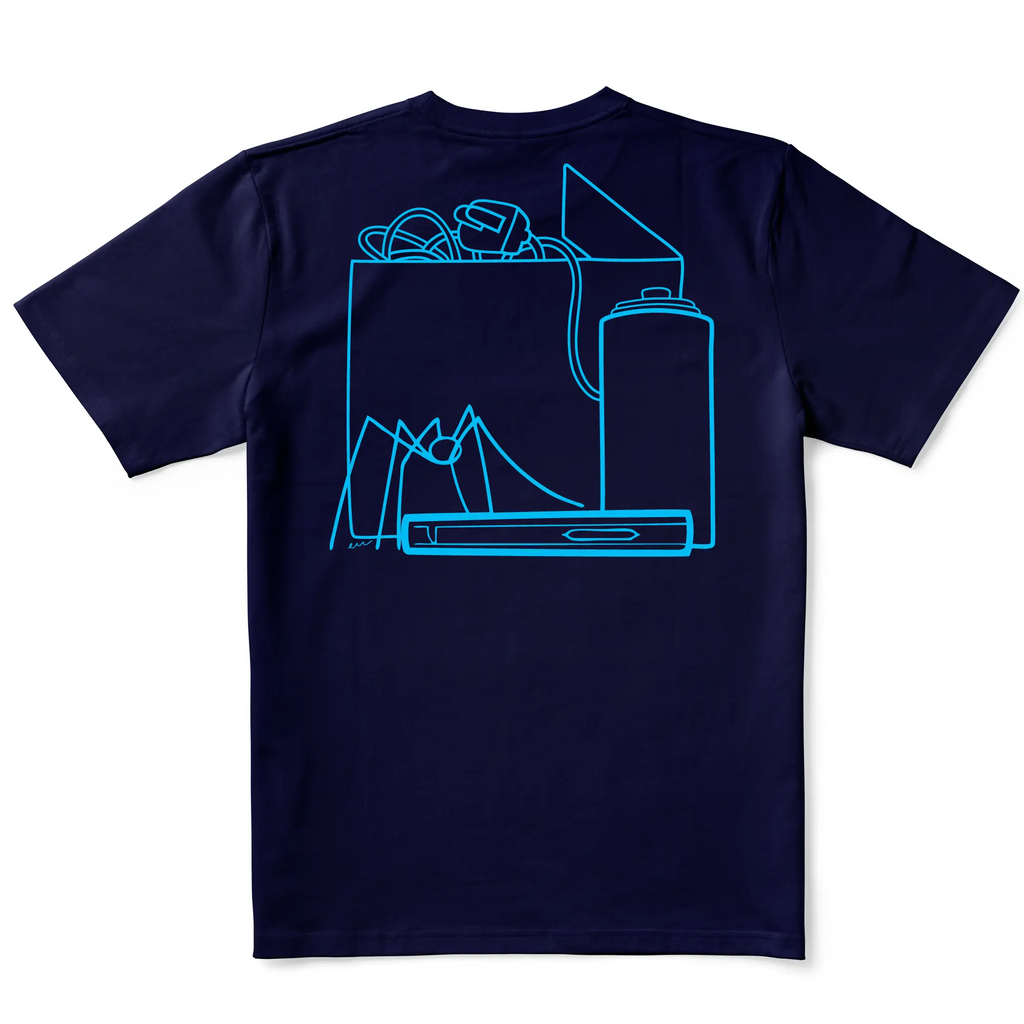 Bug-Bytes Blue Spider Navy  Blue Tee