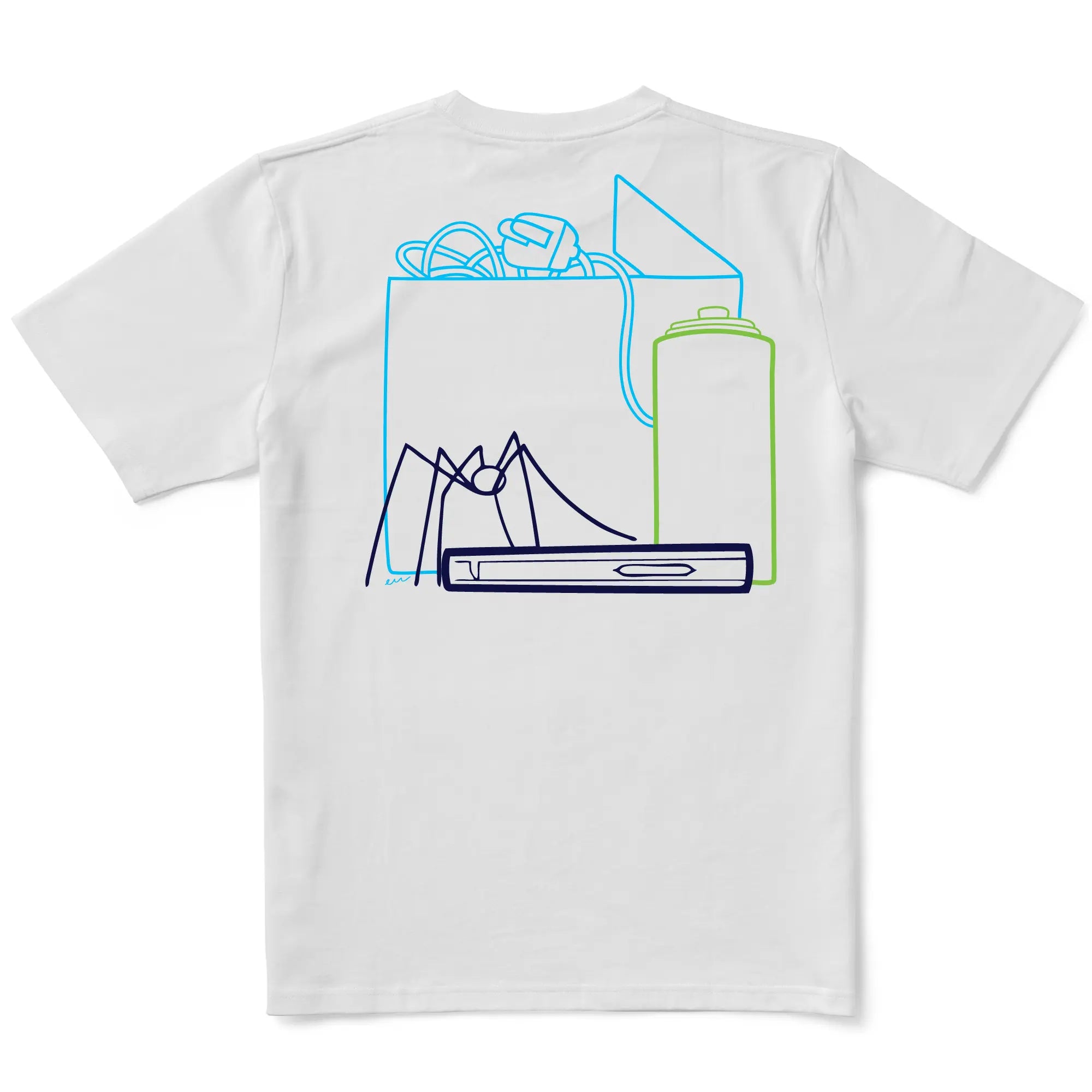 Bug-Bytes Color Spider White Tee
